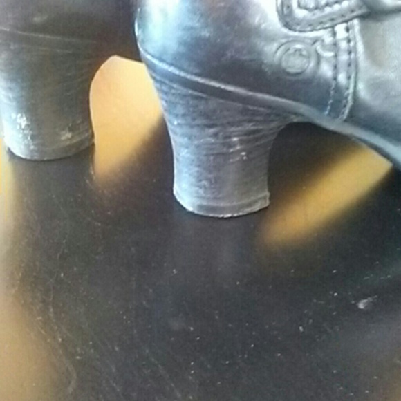 Black leather Born boots! - Picture 5 of 6